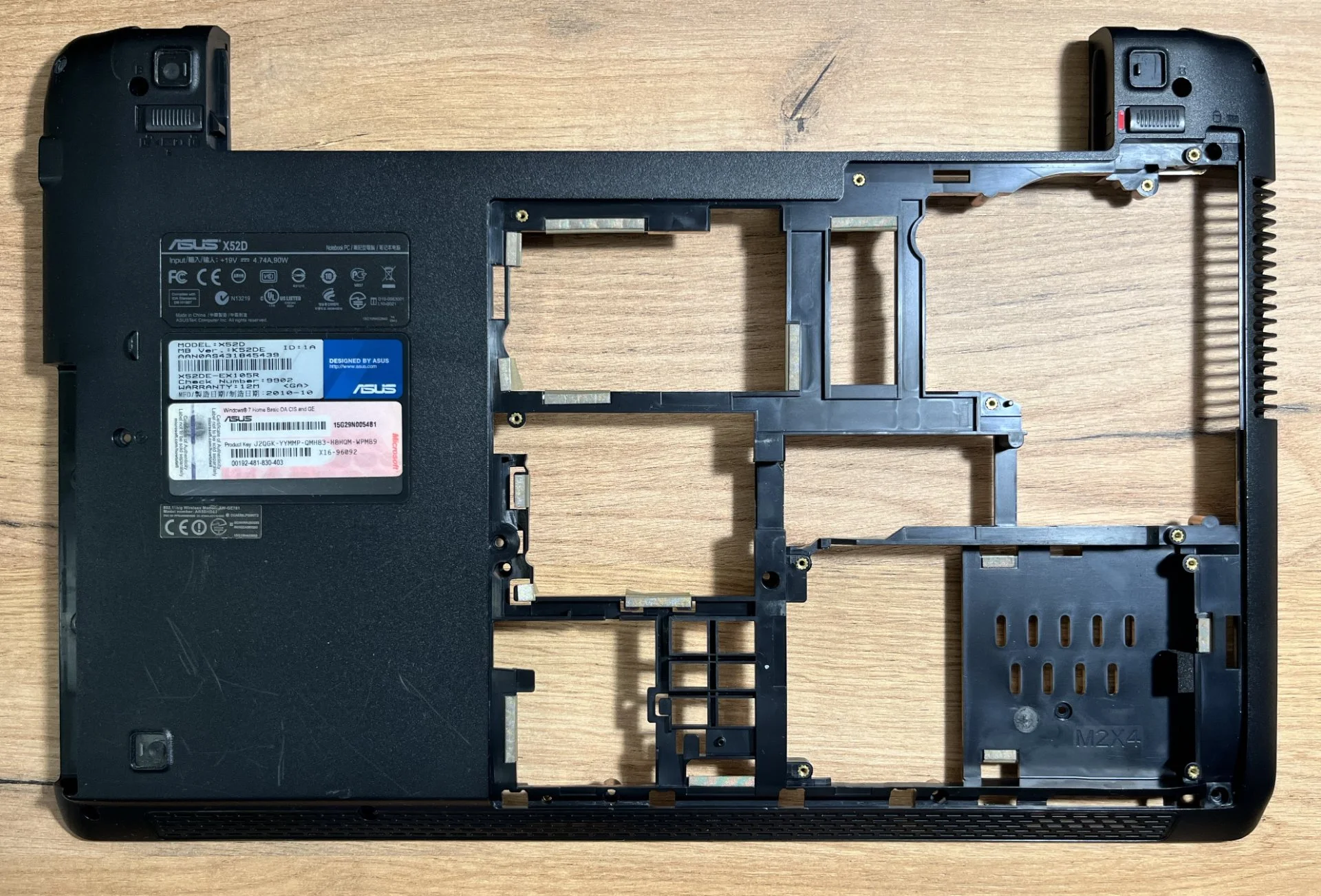 Поддон для ноутбука Asus X52D - миниатюра 4