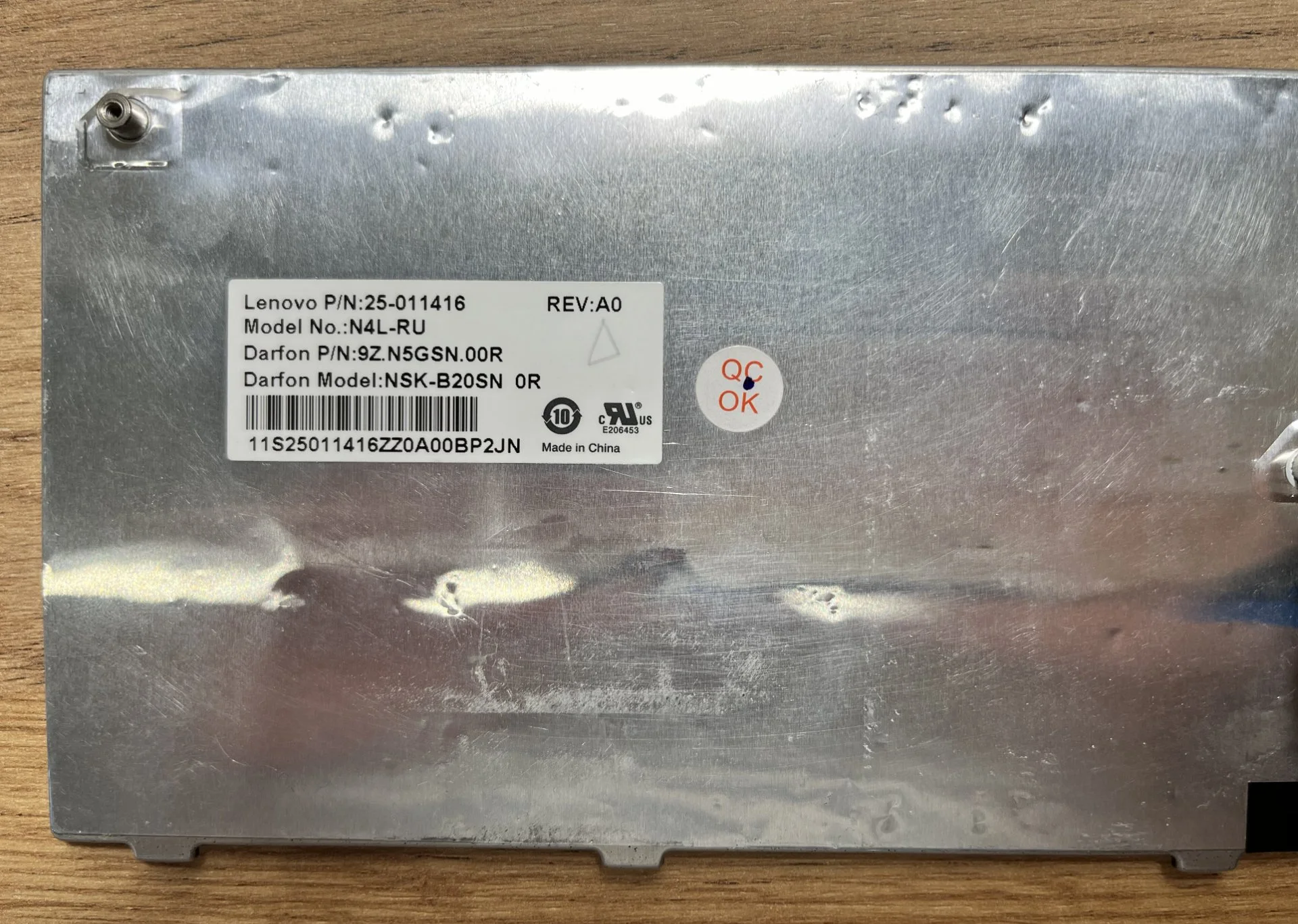 Клавиатура для ноутбука Lenovo G565 - миниатюра 3