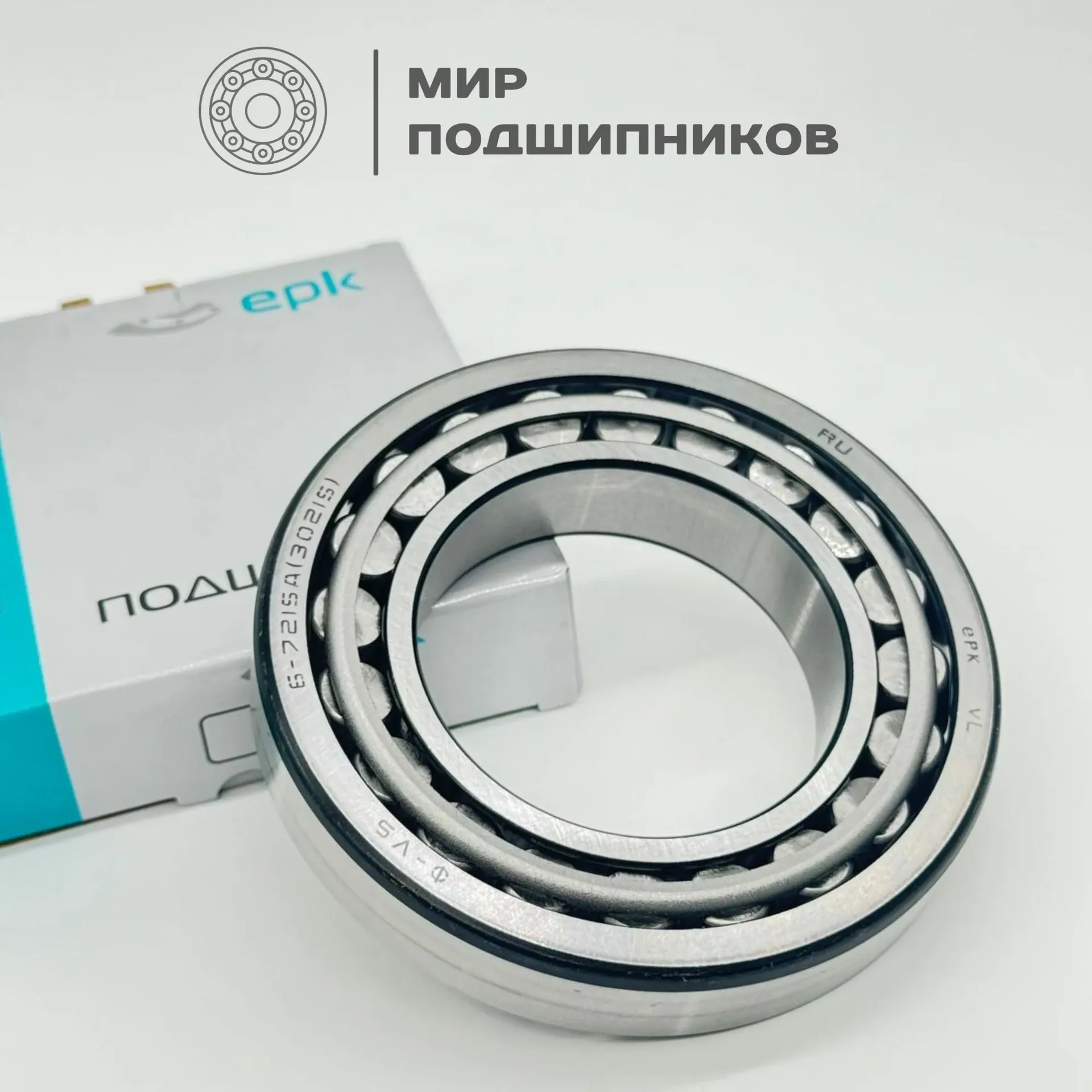 Роликовый конический подшипник 6-7215А 30215 (75х130х27.25) Дифференциал заднего моста ЗИЛ - миниатюра 4