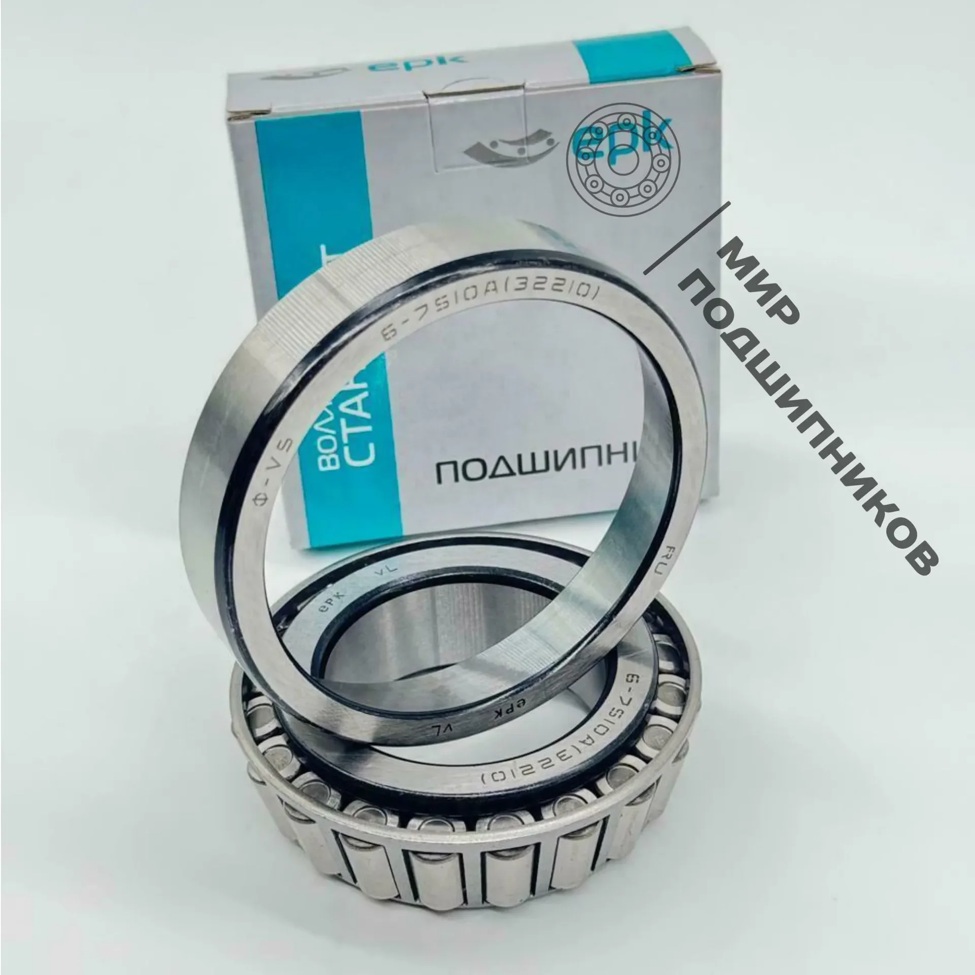 Подшипник ступицы ГАЗ-3302,УАЗ мост задний (дифференциал) 6-7510 (32210) (50х90х24.75) - миниатюра 3