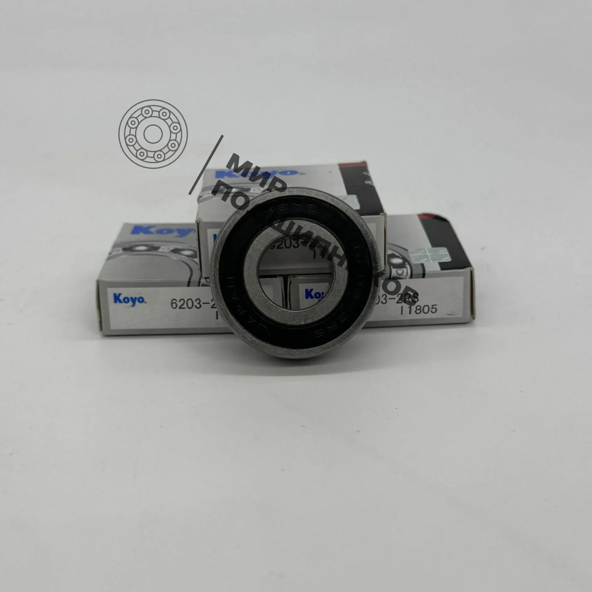 Подшипник шариковый KOYO 6203-2RS(180203) 17х40х12 - изображение 1