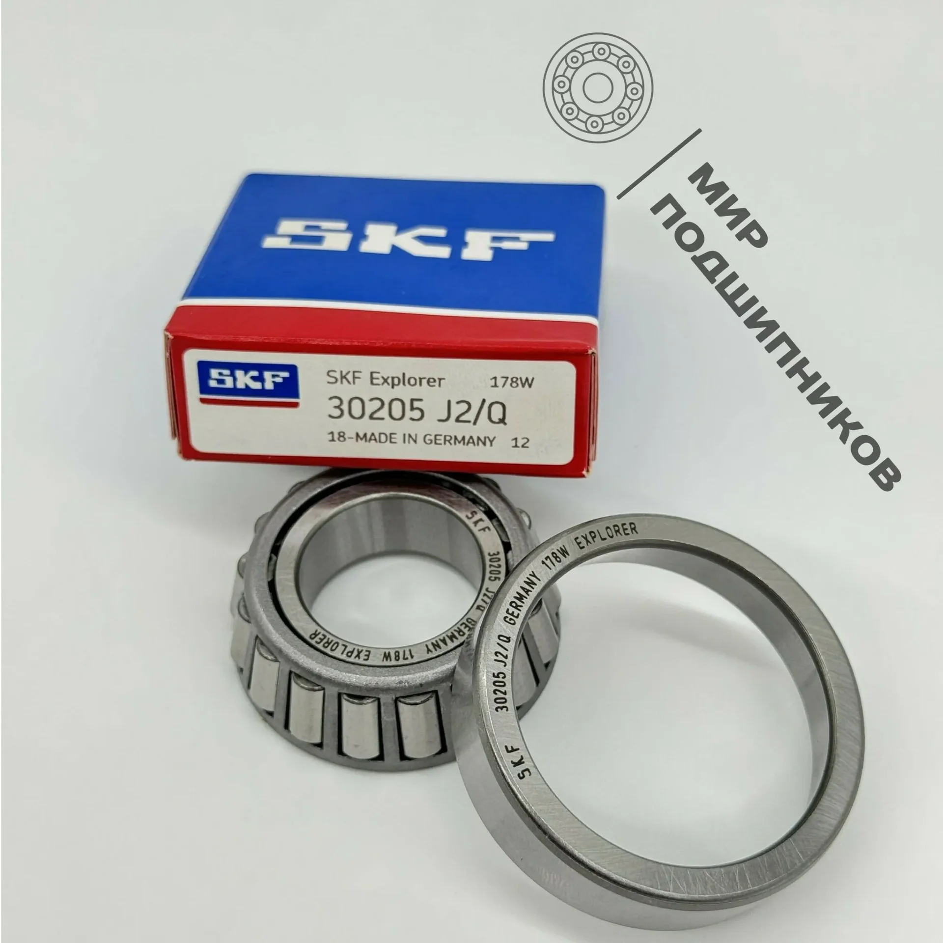 Подшипник SKF 30205 J2/Q 7205 (25x52x16,25) - миниатюра 4