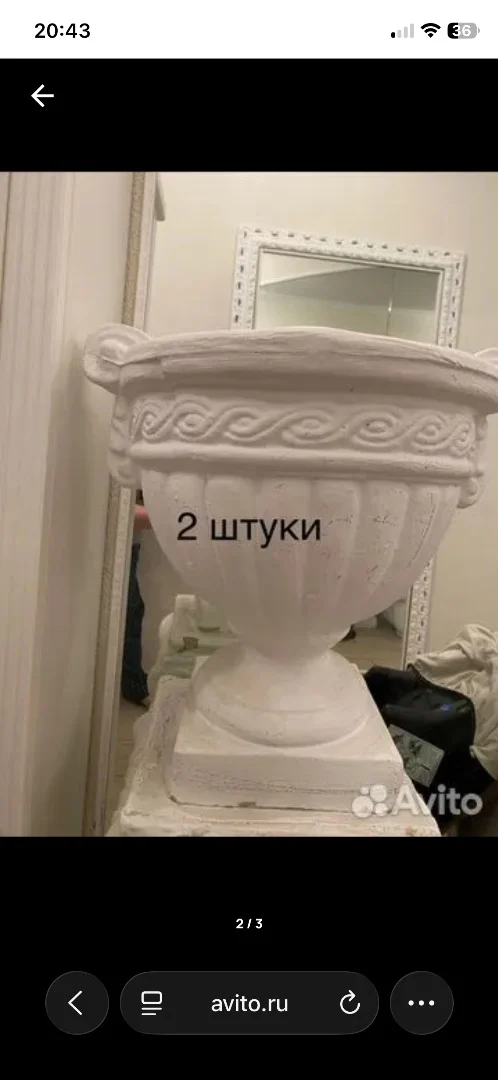 Гипсовые вазы и колонны - миниатюра 2