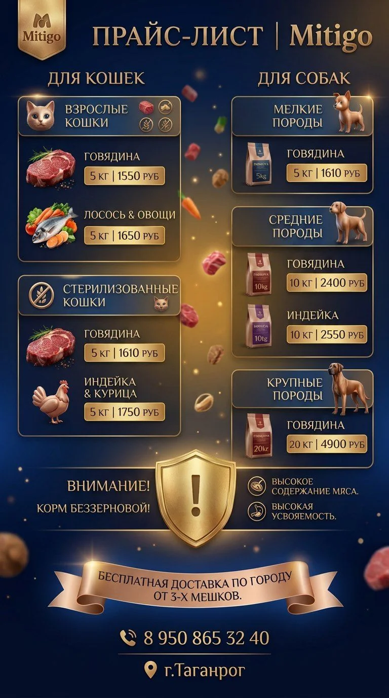 Корм сухой для собак и кошек - изображение 1