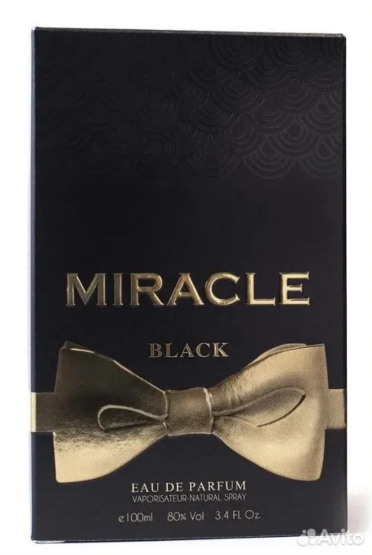 Парфюмерная вода Aurora Miracle Black 100 мл - миниатюра 2
