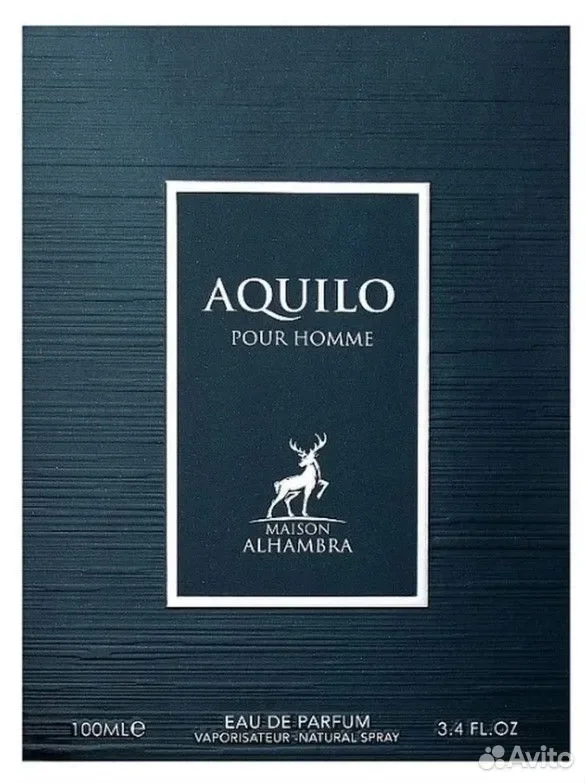 Парфюмерная вода Alhambra Aquilo Pour Homme 100 мл - миниатюра 2
