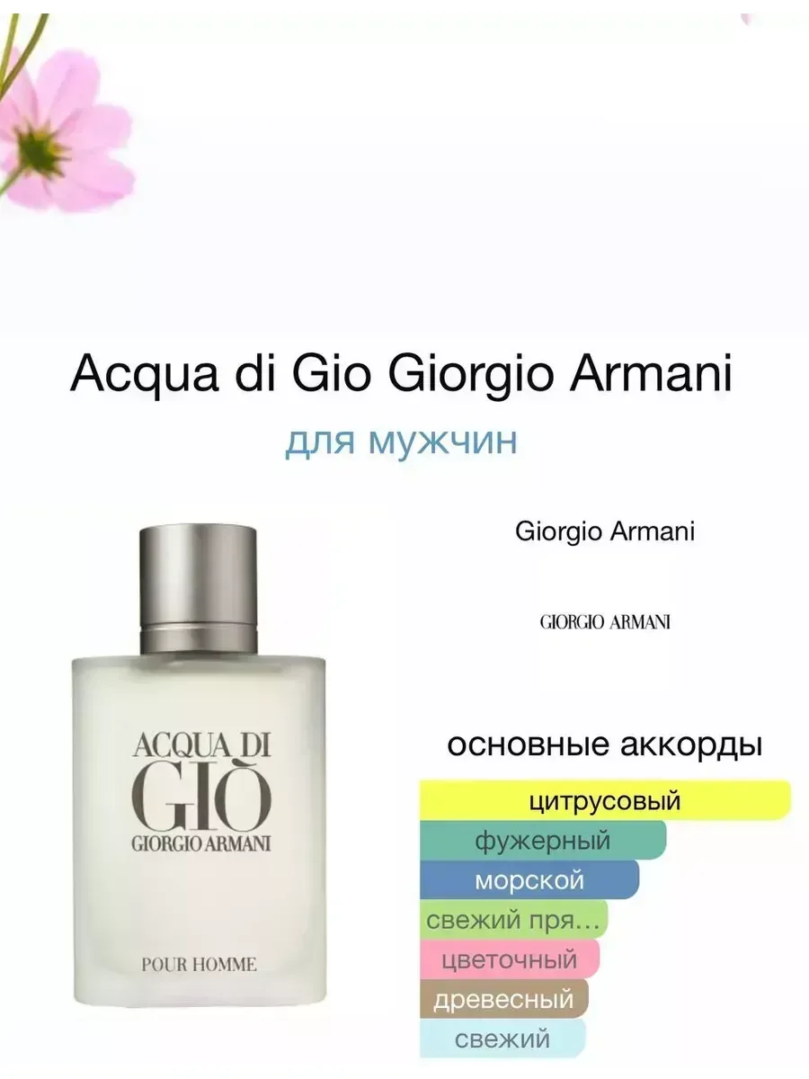 Духи ARMANI acqua di gio pour homme 100 мл - миниатюра 3