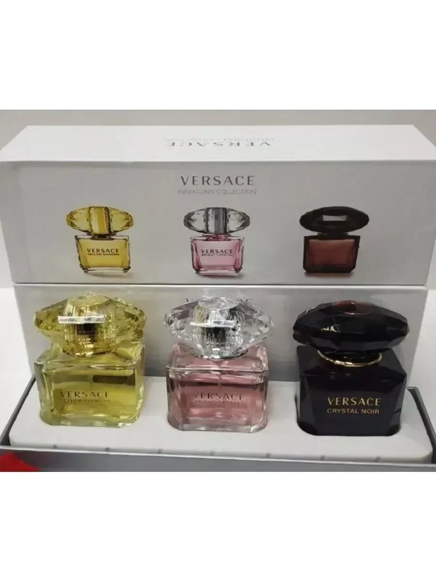 Духи Versace Crystal Noir Набор 3 шт 90 мл - изображение 1