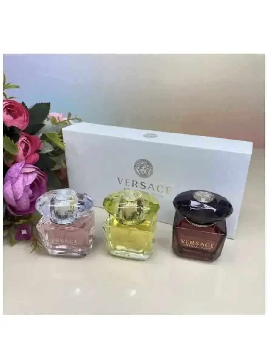 Духи Versace Crystal Noir Набор 3 шт 90 мл - миниатюра 2