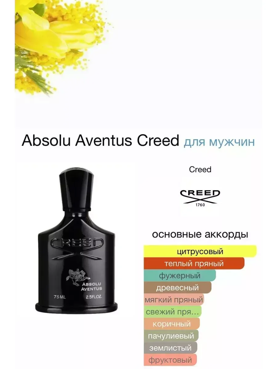 Духи CREED AVENTUS ABSOLU 75 мл - миниатюра 3