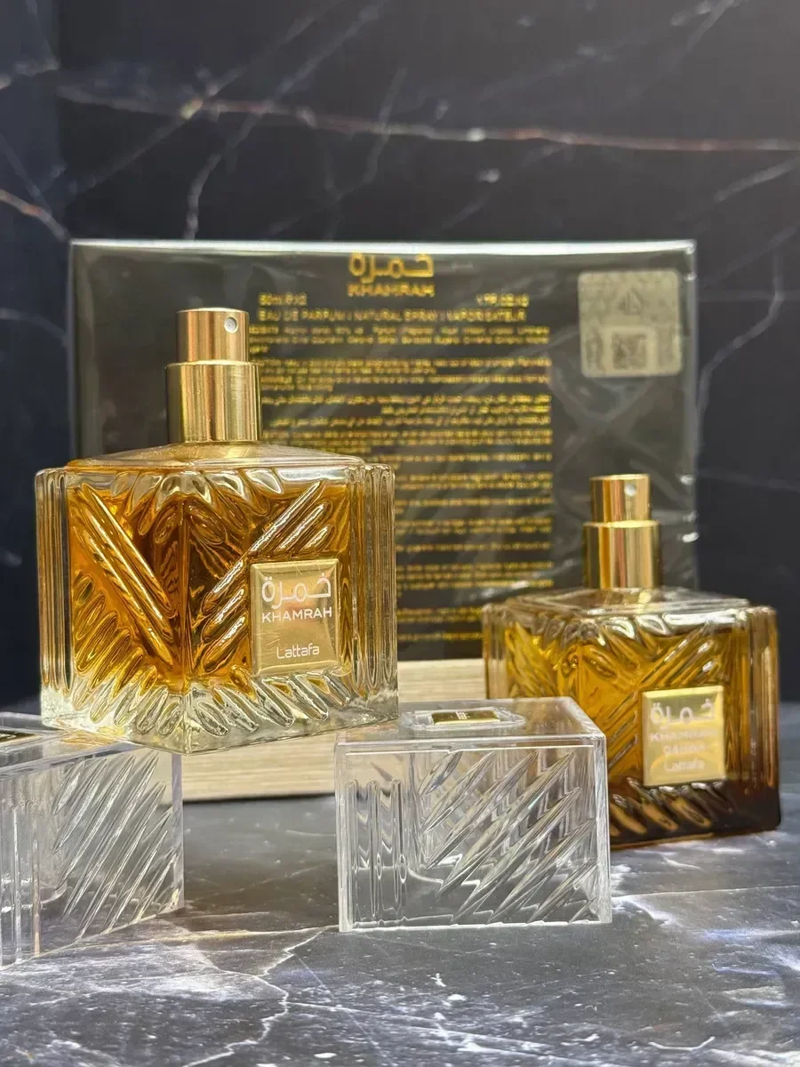 Духи набор Khamrah Lattafa 2*50мл 100ml - миниатюра 2