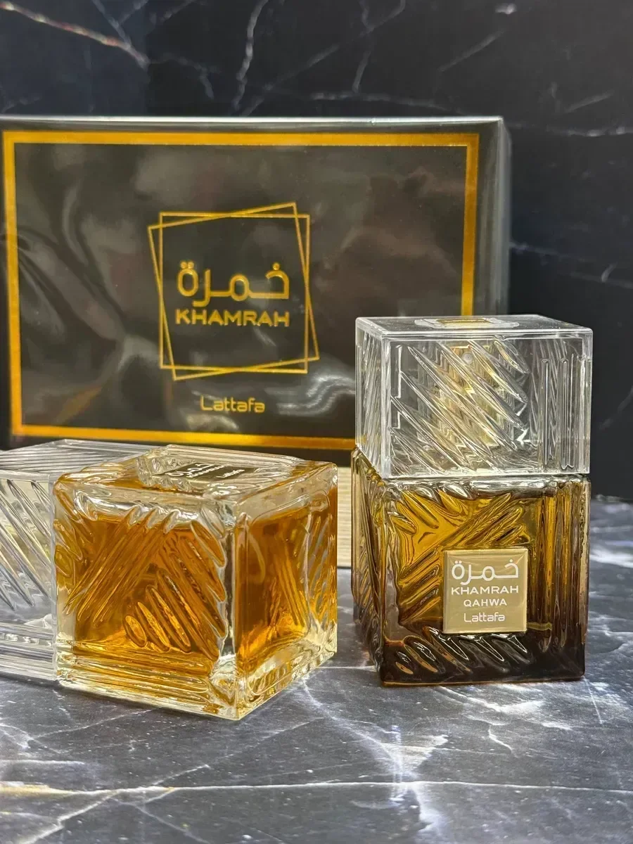 Духи набор Khamrah Lattafa 2*50мл 100ml - миниатюра 3