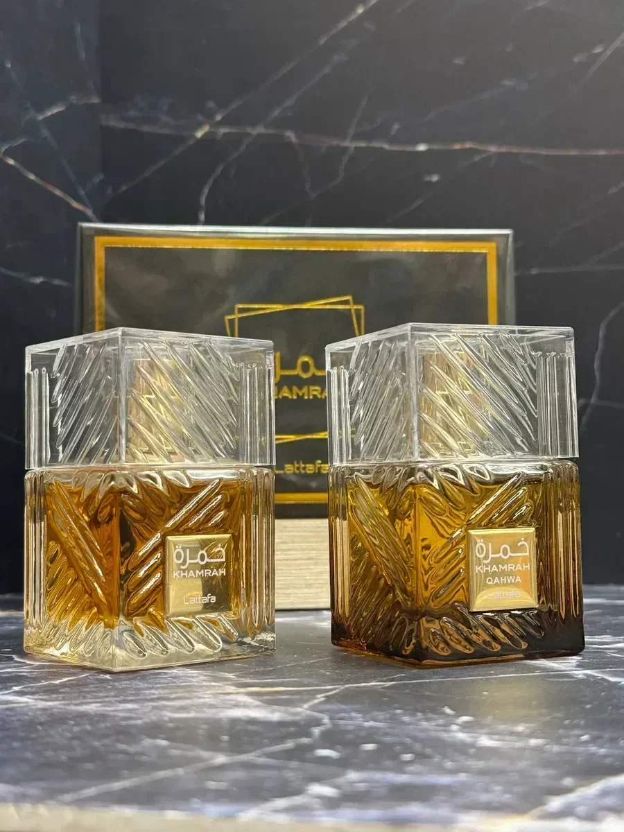 Духи набор Khamrah Lattafa 2*50мл 100ml - миниатюра 5