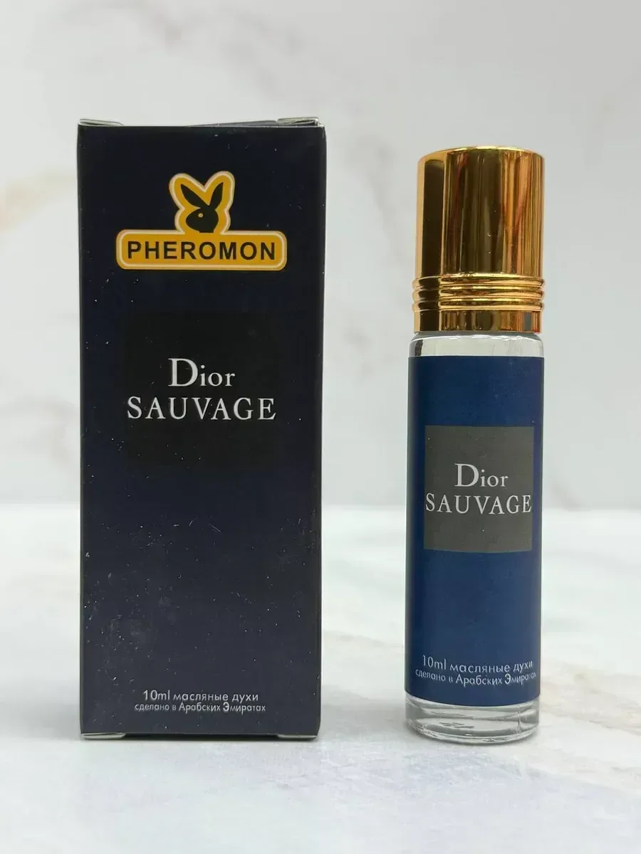 Масляные духи мужские Dior Sauvage pour homme 10мл - изображение 1