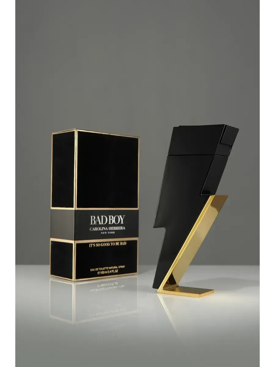 Духи мужские Carolina Herrera Bad Boy 100мл - миниатюра 2