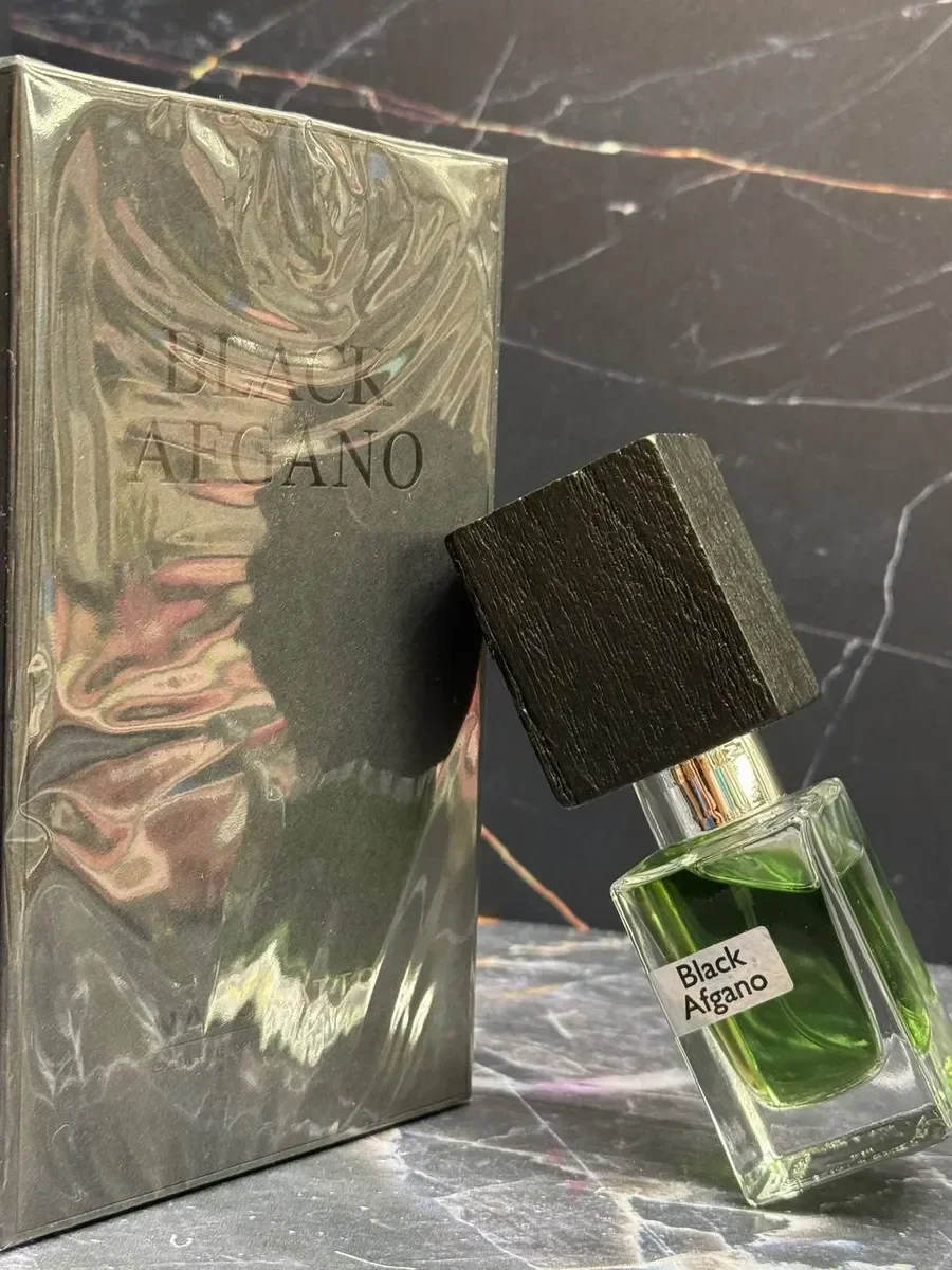 Духи мужские Black Afgano NasomatTo стойкие - миниатюра 2