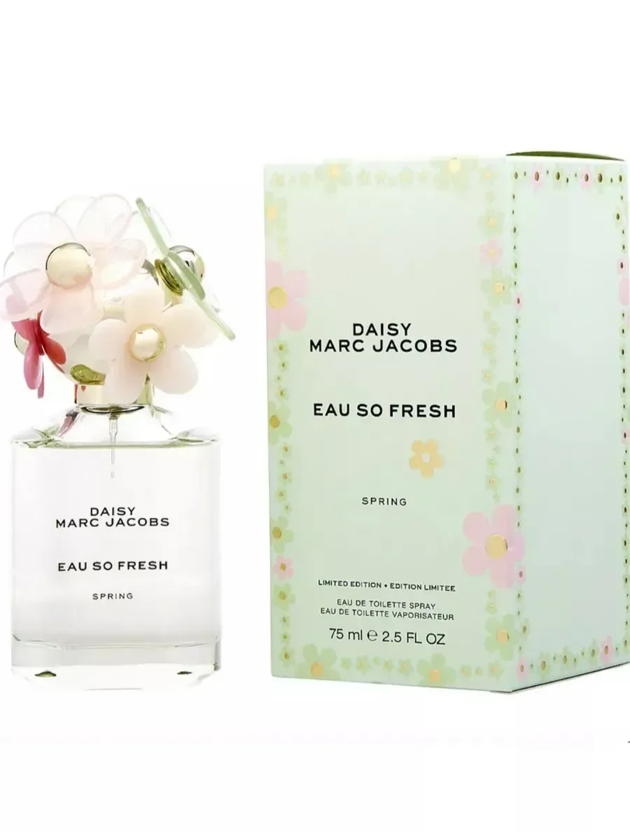 Духи Марк Джейкобс Daisy So Fresh Spring Фужерные Зеленые - миниатюра 4