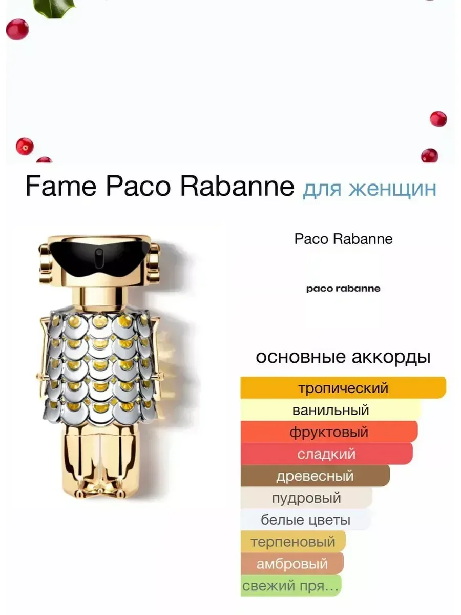Духи Fame Paco Rabanne 80 мл Пако Рабан - миниатюра 3