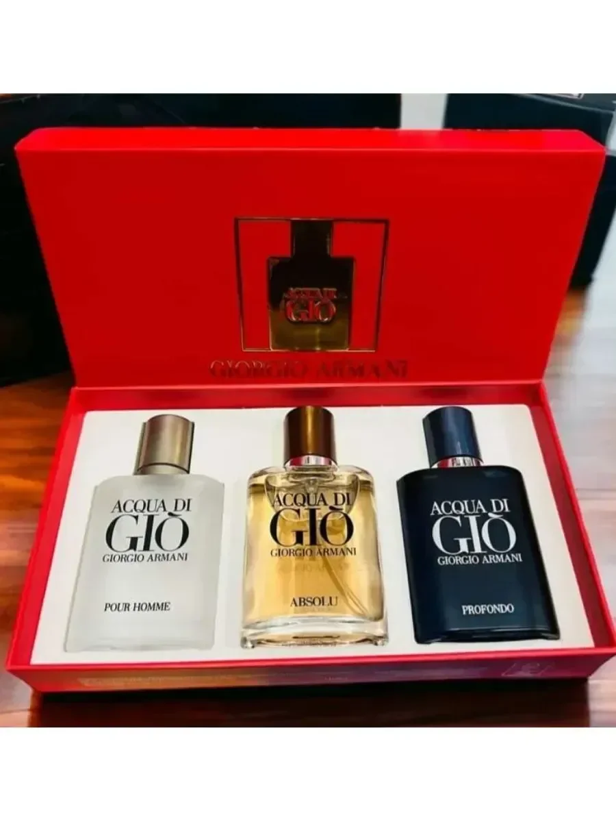 Подарочный набор духов Giorgio Armani Acqua Di Gio 3*30мл - изображение 1