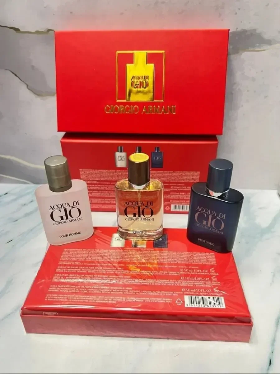 Подарочный набор духов Giorgio Armani Acqua Di Gio 3*30мл - миниатюра 4