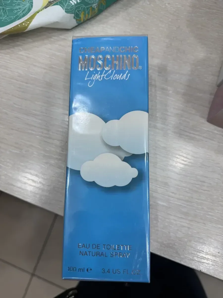 Духи мужские Moschino Light Cloud Москино Лайт Клауд 100мл - миниатюра 3