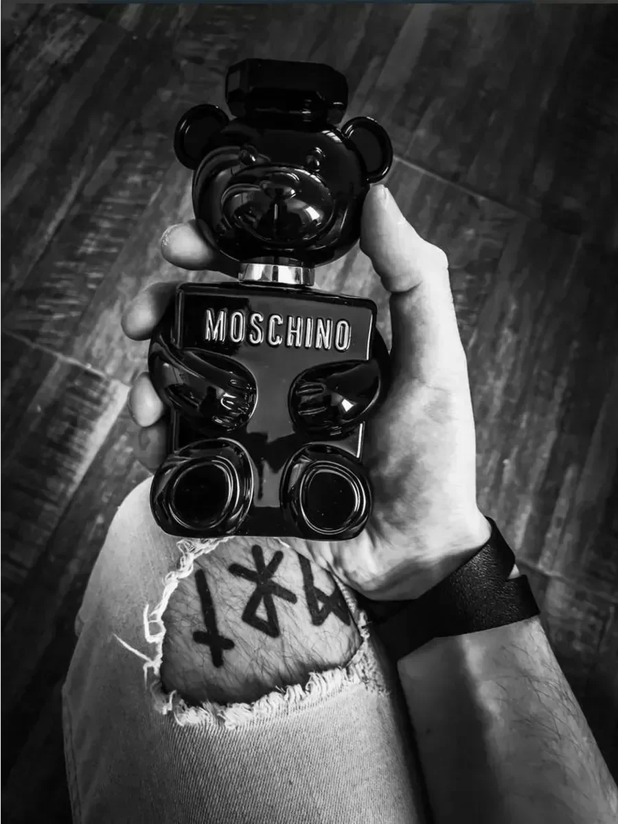 Духи Moschino Toy boy мишка черный 100 мл - миниатюра 2