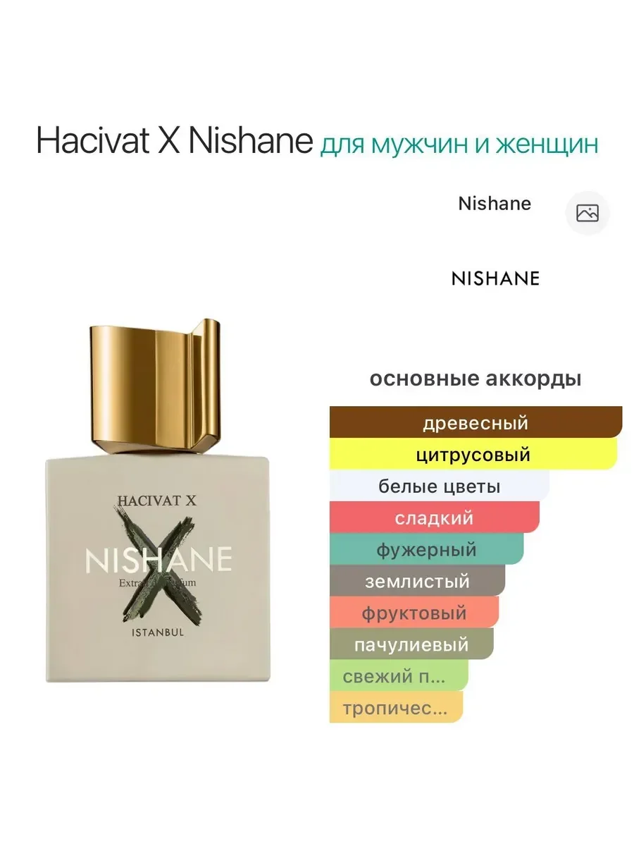 Духи Nishane Hacivat X – Нишан Хадживат Икс 100 мл - миниатюра 4