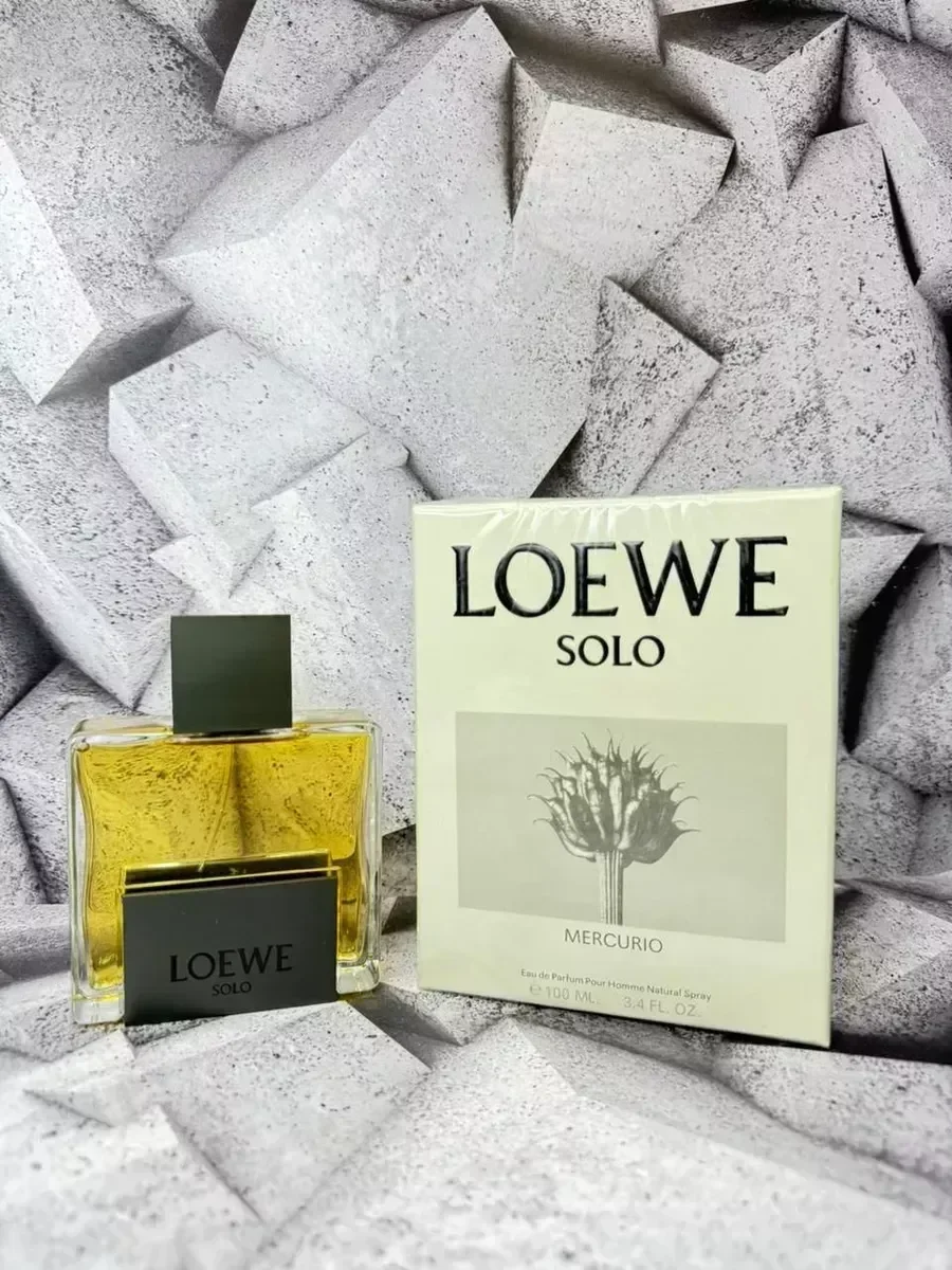 Мужские духи Loewe Solo Mercurio 100мл стойкие - миниатюра 4