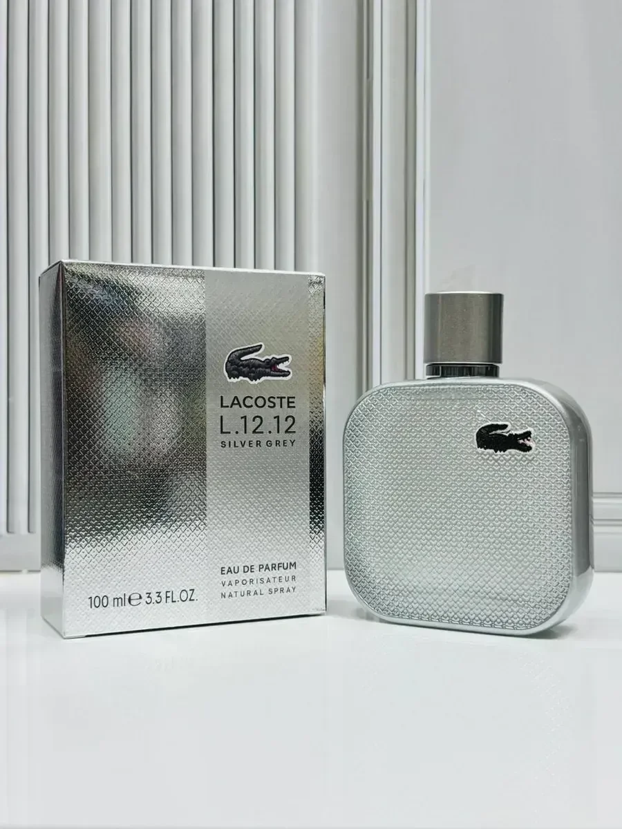 Духи LACOSTE L.12.12 Silver Grey Лакост Л 12 12 100 мл - изображение 1