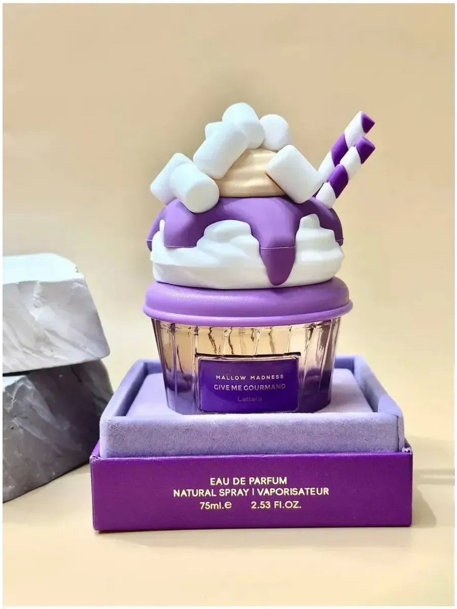 Арабские духи Мороженое Lattafa Mallow Madness Give me gourm… - миниатюра 3