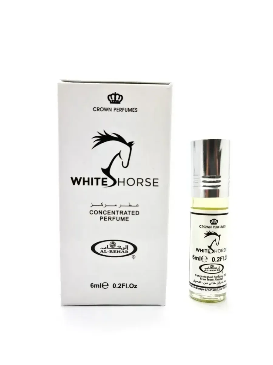Духи масляные арабские White Horse со шлейфом 6мл - изображение 1