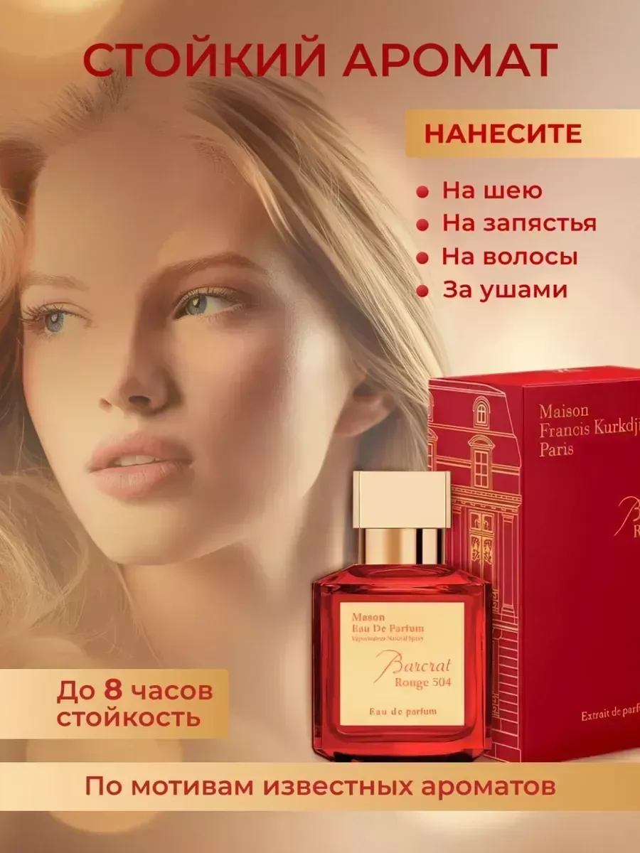 Духи Духи Baccarat rouge 540 баккарат 50 мл - миниатюра 3