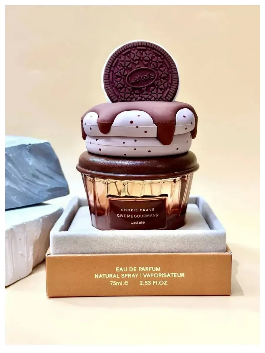 Арабские духи Мороженое Lattafa Cookie Crave Give me gourman… - миниатюра 2