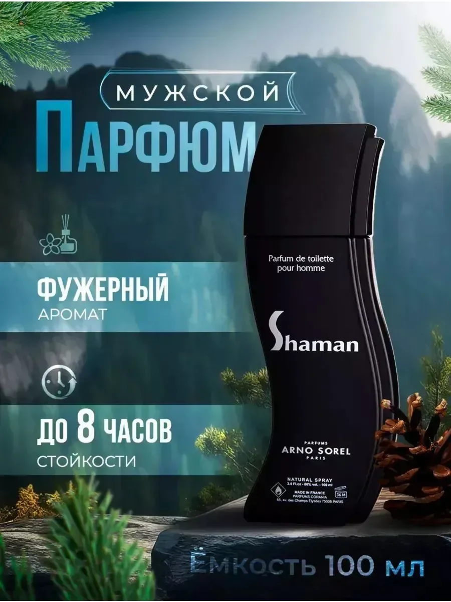 Духи мужские Shaman Pour Homme 100 ml - миниатюра 2