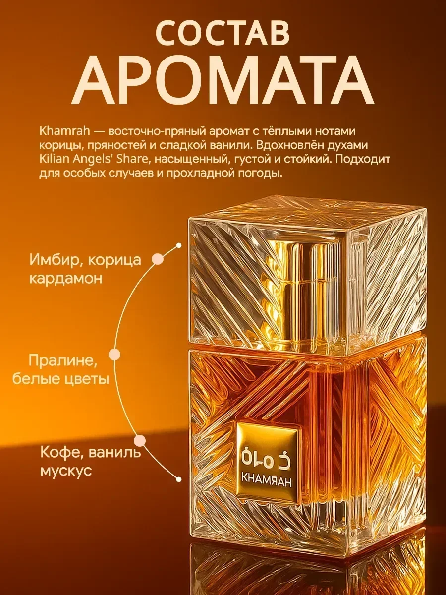 Lattafa Khamrah 50мл - миниатюра 2