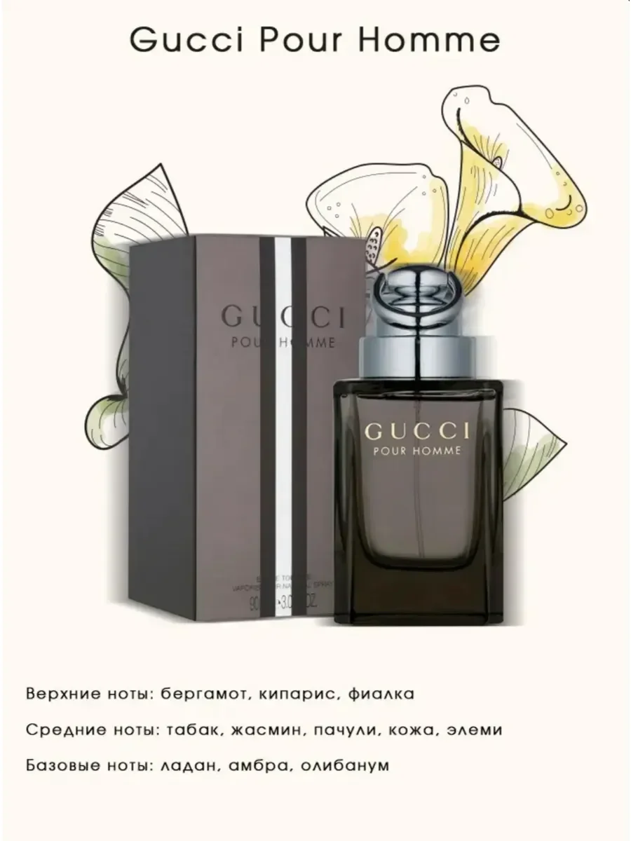 Духи мужские By Gucci Pour Homme - миниатюра 2