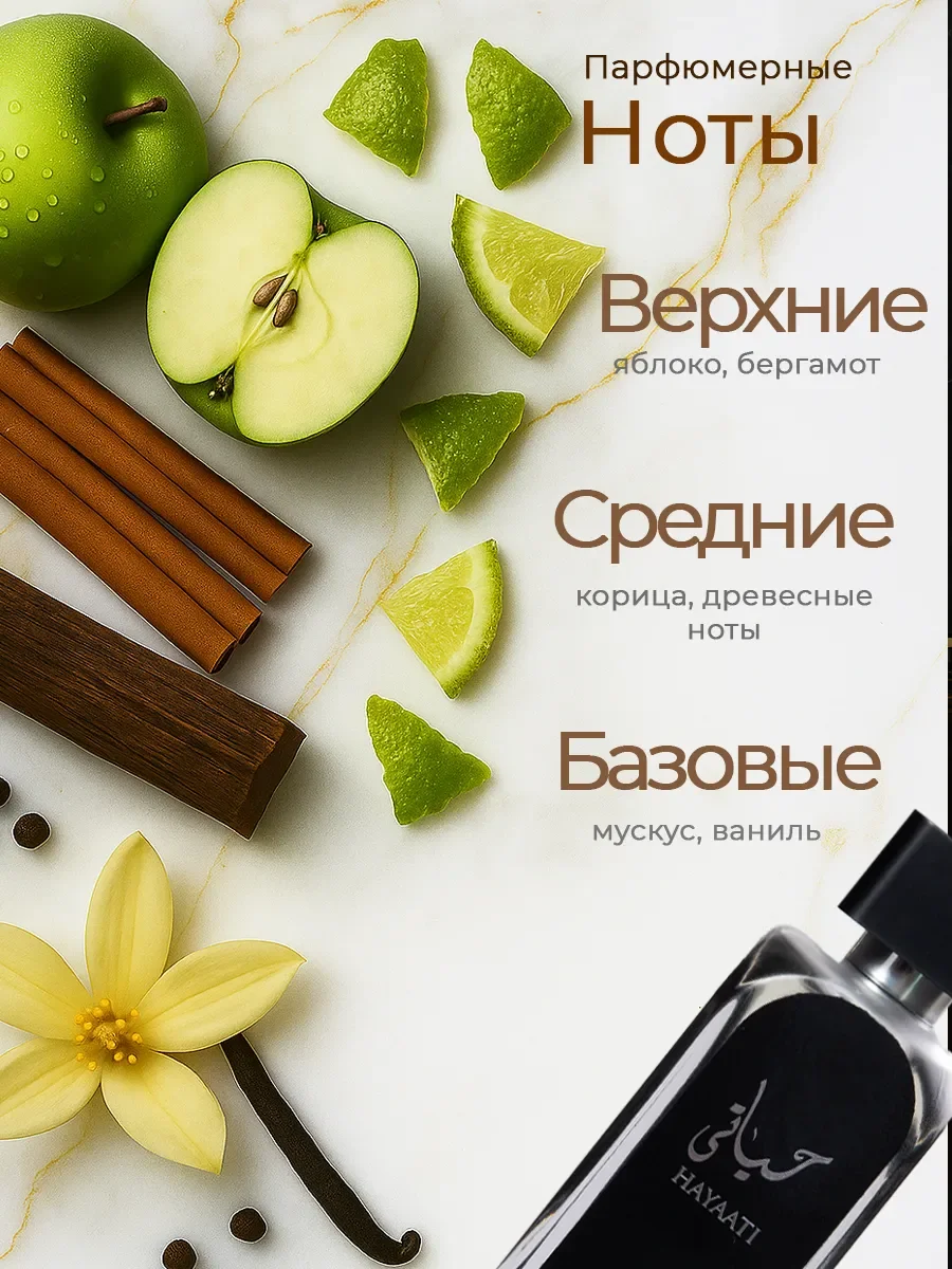 Арабские духи оригинал Fragrance World Hayaati 100мл - миниатюра 3