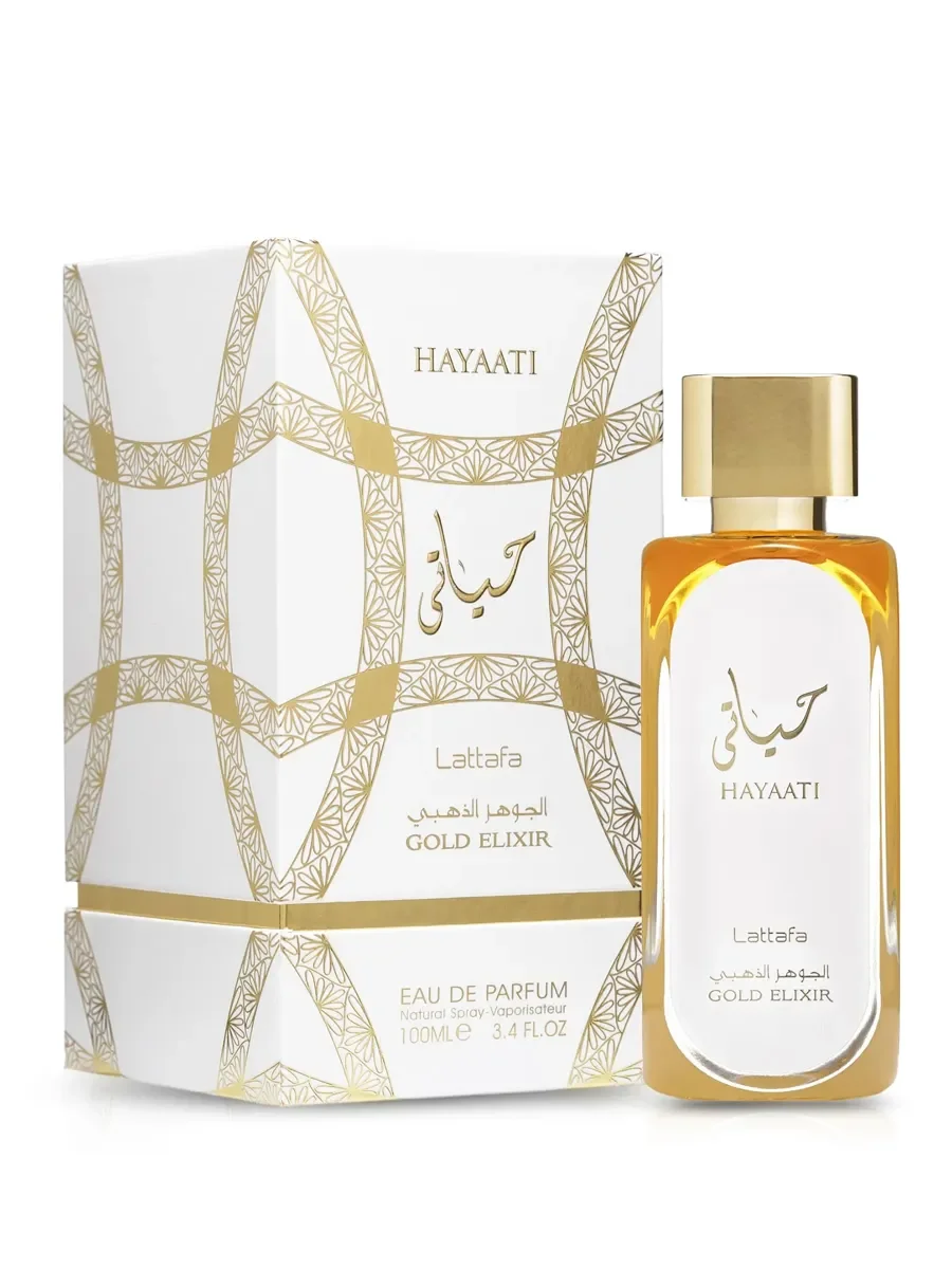 Арабские духи оригинал Lattafa Hayaati Gold Elixir 100мл - миниатюра 4
