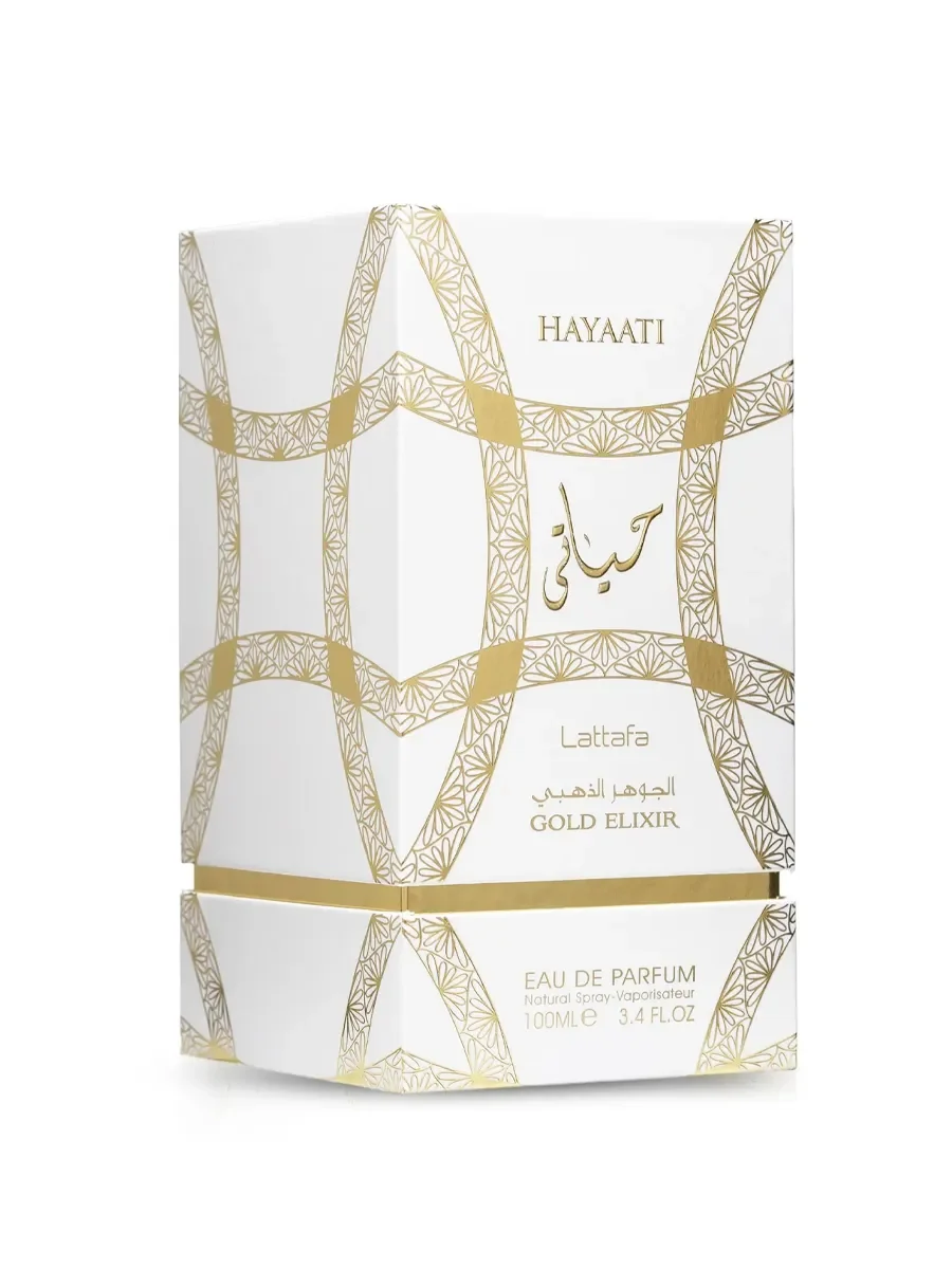 Арабские духи оригинал Lattafa Hayaati Gold Elixir 100мл - миниатюра 5