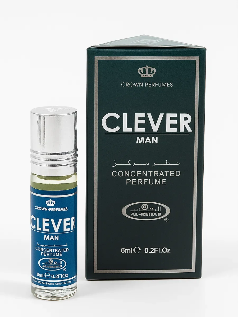 Масляные духи арабские Clever man 6мл - миниатюра 6