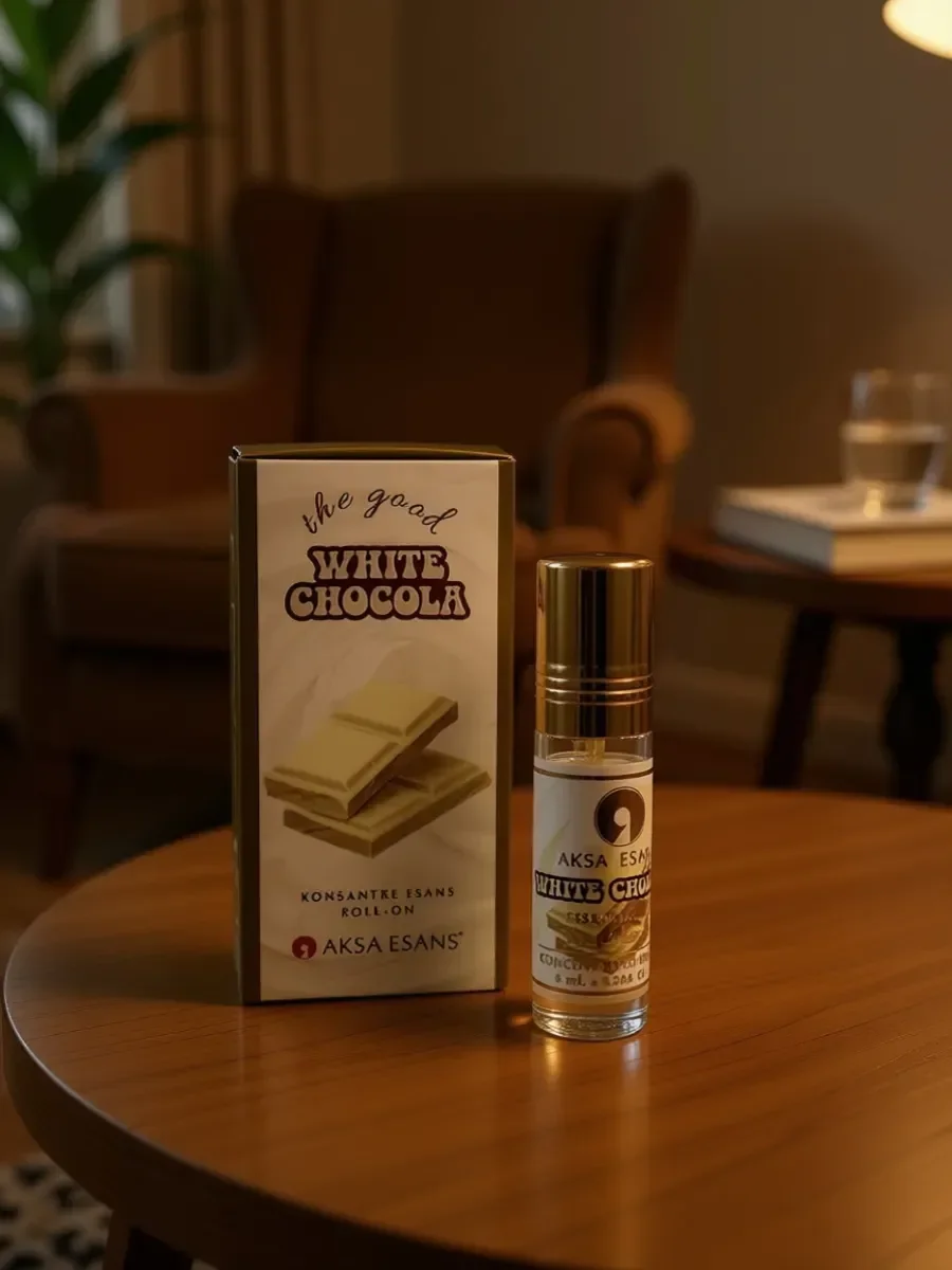 Арабские масляные духи White Chocola Aksa Esans 6 мл - миниатюра 5