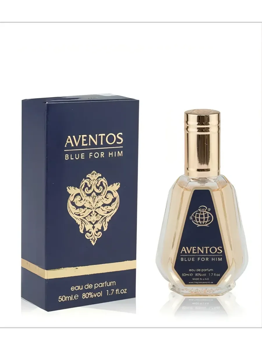 Духи арабские Aventos Blue For Him, стойкий аромат 50 мл - миниатюра 2