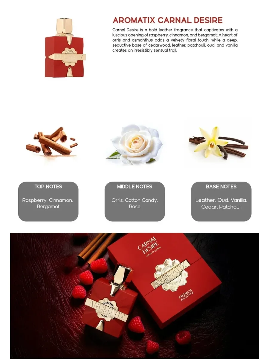 Арабские духи Aromatix Carnal Desire 100 мл - миниатюра 6