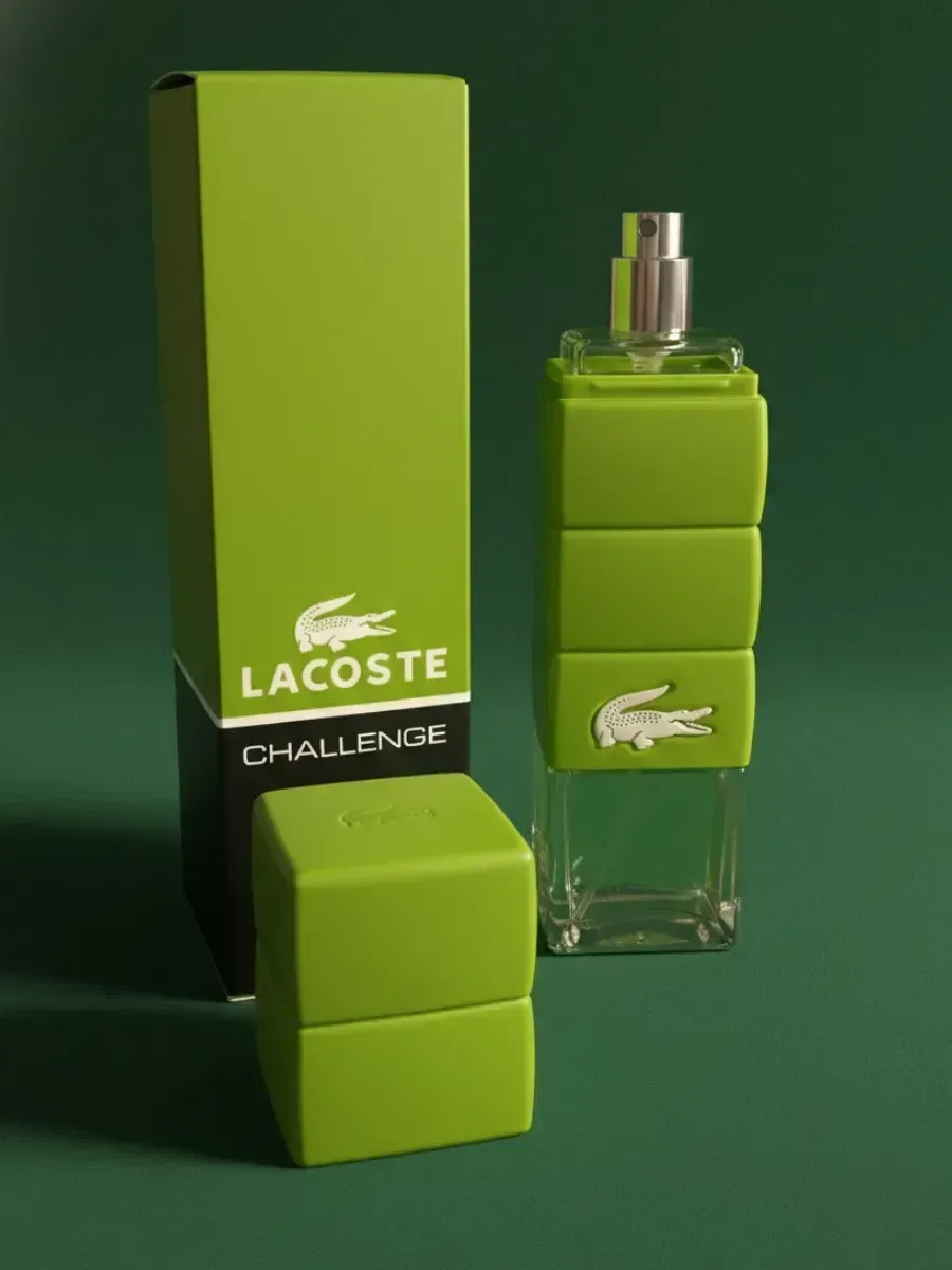 Туалетная вода Лакост Challenge Green Pour Homme 90 ml - миниатюра 4