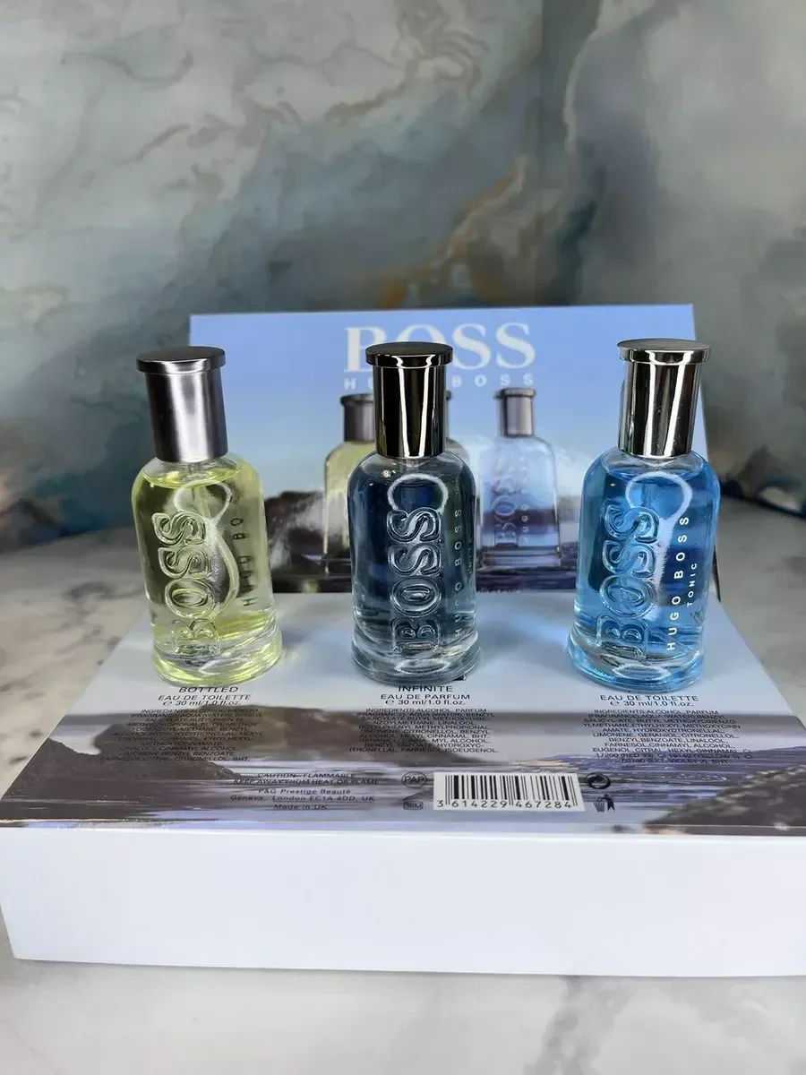 Парфюмерный мужской подарочный набор Хьюго Босс 3 x 30 ml - миниатюра 6