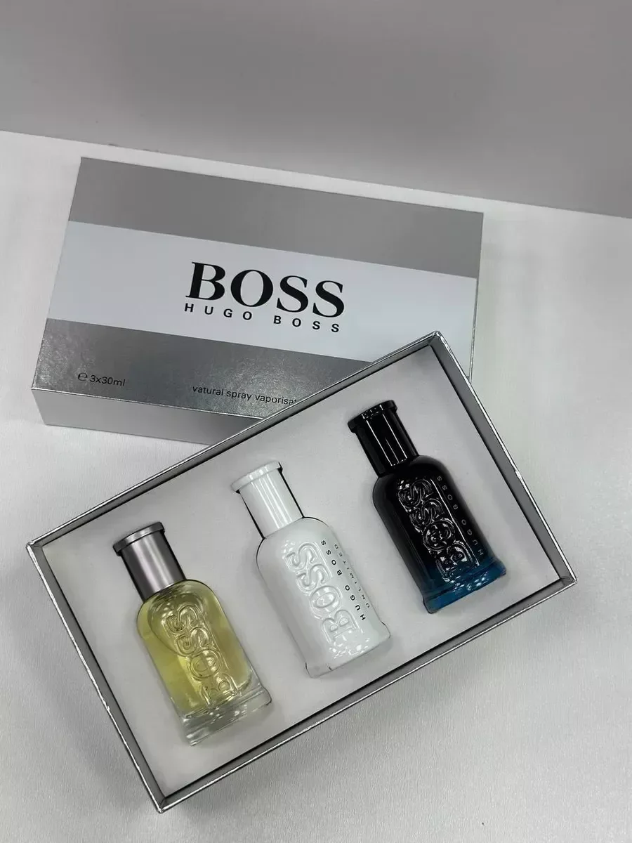 Подарочный мужской набор Хьюго Босс Ботлед 3x30 ml - миниатюра 4