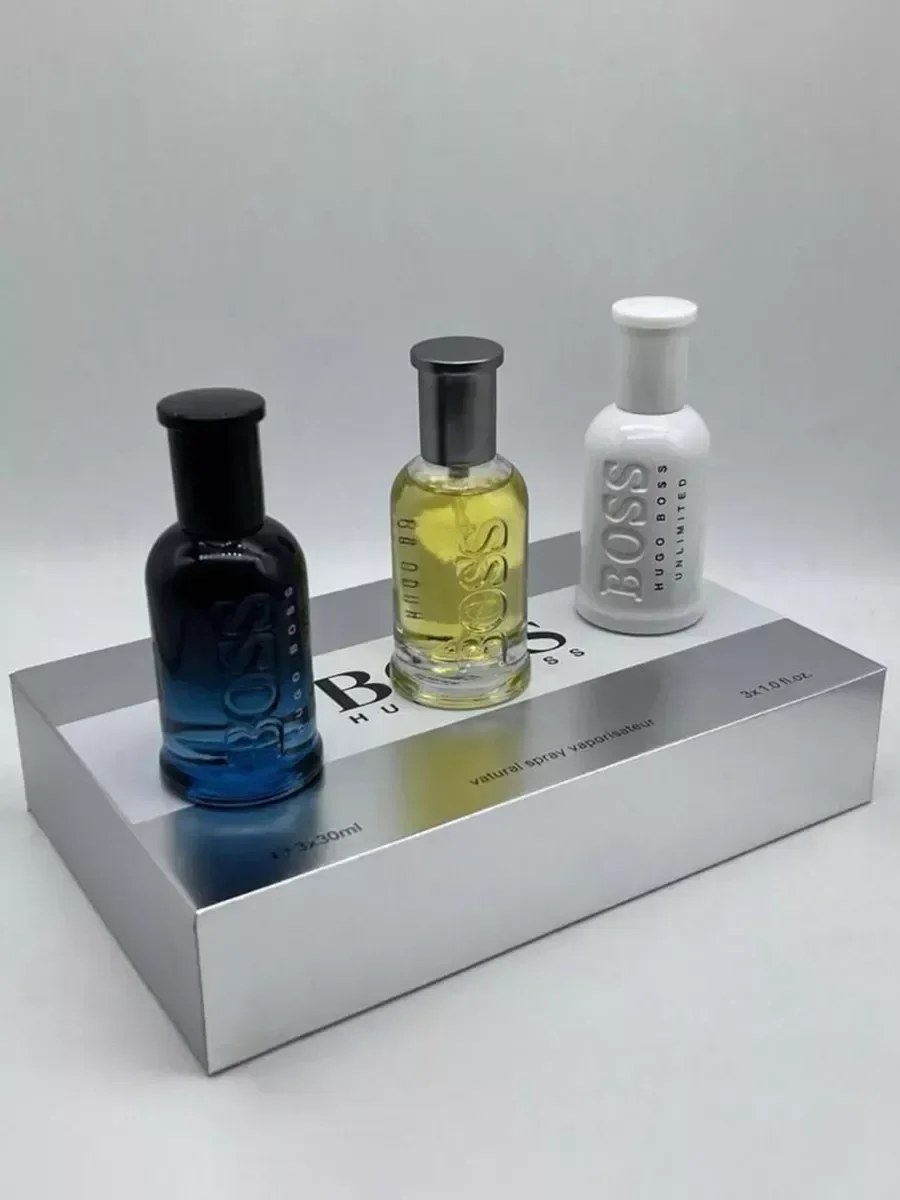 Подарочный мужской набор Хьюго Босс Ботлед 3x30 ml - миниатюра 5