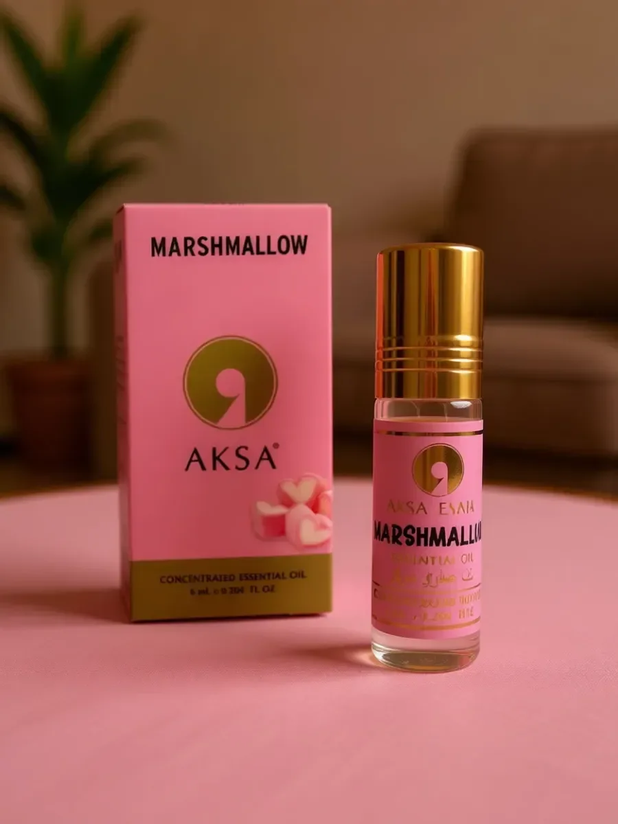 Арабские масляные духи Marsh Mallow Aksa Esans 6 мл - миниатюра 5