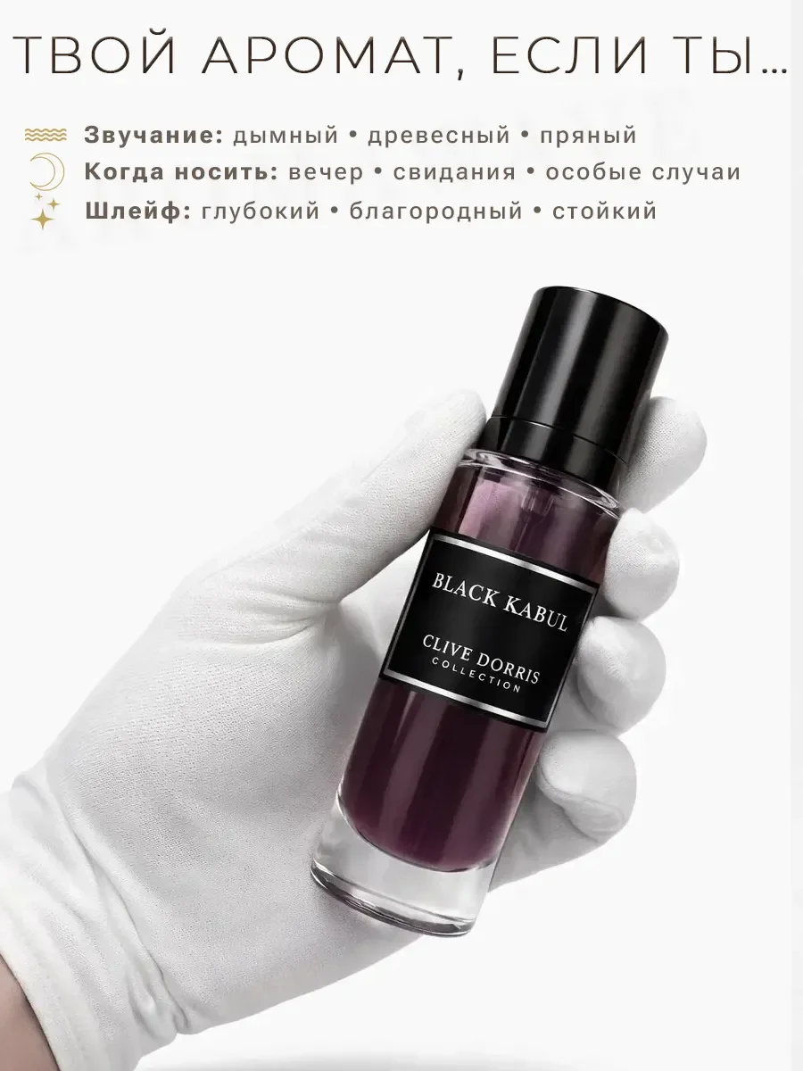 Духи арабские оригинал Black Kabul Clive Dorris 30 мл - миниатюра 3