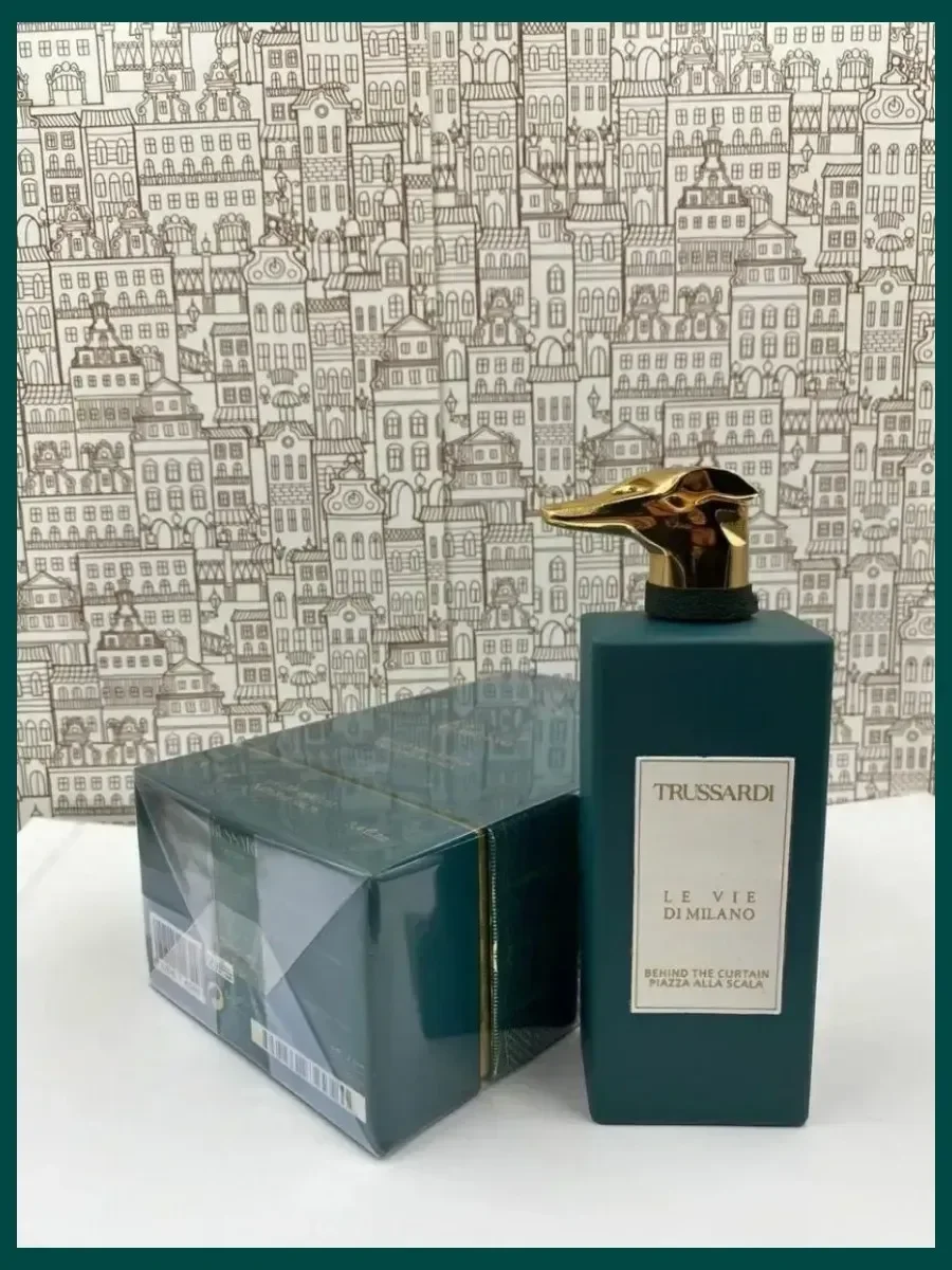 Труссарди Le Vie Di Milano Behind The Curtain unisex 100 ml - миниатюра 7